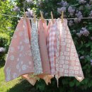 KRASILNIKOFF Geschirrtuch PUSTEBLUME Dusty Rose