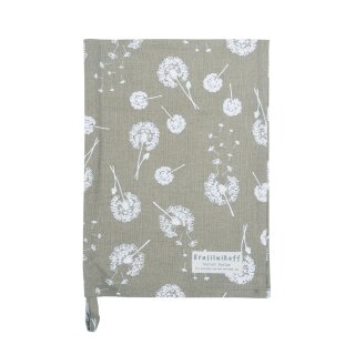 KRASILNIKOFF Geschirrtuch PUSTEBLUME Beige