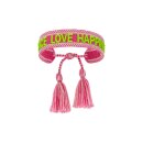 Statement Armband PEACE LOVE HAPPINESS