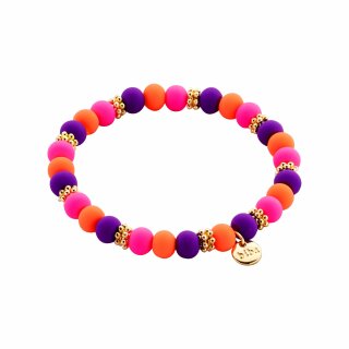 biba Armband - Lila/Pink/Orange