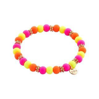 biba Armband - Pink/Orange/Gelb