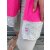 Oversize Strickjacke COPENHAGEN - Hellgrau-Pink L/XL