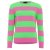 Pullover 100% Cashmere - Grün-Pink