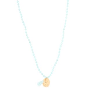 biba Kette lang Crystal türkis ANKER