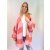 Oversize Strickjacke COPENHAGEN - Rosa-Rost