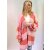 Oversize Strickjacke COPENHAGEN - Rosa-Rost