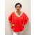 Oversize Strickpulli LUZERN - Neonpink-Neonorange