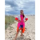 Strickjacke STOCKHOLM - Beige-Pink-Orange