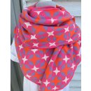 ZWILLINGSHERZ Dreieckstuch HAMBURGER STERN mit Baumwolle - Pink