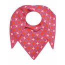 ZWILLINGSHERZ Dreieckstuch HAMBURGER STERN mit Baumwolle - Pink