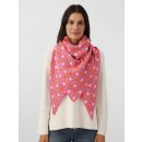 ZWILLINGSHERZ Dreieckstuch HAMBURGER STERN mit Baumwolle - Pink