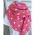ZWILLINGSHERZ Dreieckstuch HAMBURGER STERN mit Baumwolle - Pink