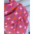 ZWILLINGSHERZ Dreieckstuch HAMBURGER STERN mit Baumwolle - Pink