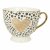 Tasse mit Golddruck und Goldhenkel im Geschenkekarton HERZ