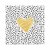 Serviette HERZ gold