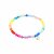 biba Armband 4 mm Crystal - Bunt