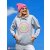 ZWILLINGSHERZ Hoodie EMANUELA - Grau