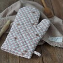 Krasilnikoff Ofenhandschuh HAPPY HEARTS  - Rose