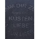 ZWILLINGSHERZ Sweatshirt KÜSTENLIEBE - Blau S/M