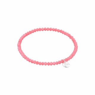 biba Armband Crystal rosa 3 mm