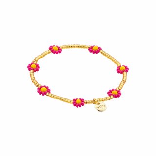 biba Armband Flower Power - Pink