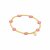 biba Armband Flower Power - Altrosa
