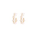 biba Ohrstecker / Creolen Flowers - White