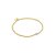 biba Armband Metall gold 2 mm mit Glitzerperle