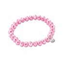 biba Armband Crystal rosa 8 mm