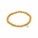 biba Armband Crystal senfgelb 4 mm