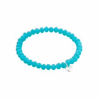 biba Armband Crystal türkis 6 mm