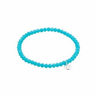 biba Armband Crystal türkis 4 mm