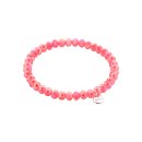 biba Armband Crystal neonkoralle 6 mm