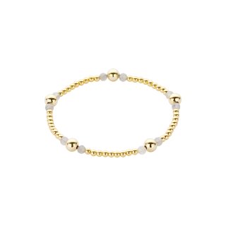 biba Armband Metall - Gold mit Grau