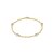 biba Armband Metall - Gold mit Grau