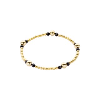 biba Armband Metall - Gold mit Schwarz