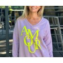 MISS GOODLIFE - V-Neck Sweatpullover AMOUR -...