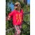 MISS GOODLIFE - V-Neck Sweatpullover LOVE - Neonpink/Neongelb