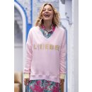 MISS GOODLIFE - V-Neck Sweatpullover L(I)EBE mit Strass -...