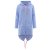 ZWILLINGSHERZ Hoodiemantel OLIVIA - Hellblau