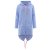 ZWILLINGSHERZ Hoodiemantel OLIVIA - Hellblau