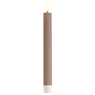 2er Set Stabkerze 24 cm - Altrosé
