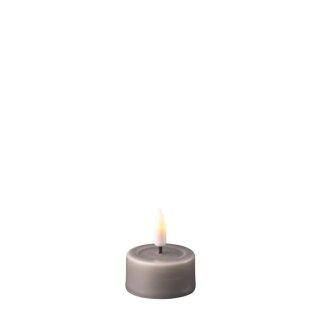 2er Set Teelichter 4,1 x 2,1 cm - Grau