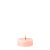 2er Set Jumbo Teelichter 6,1 x 2,5 cm - Rosa
