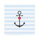 Serviette ANKER blau
