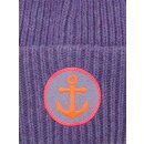 ZWILLINGSHERZ Mütze ANKER  PATCH - Flieder