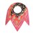 ZWILLINGSHERZ Dreieckstuch STRANDPINK 1 mit Baumwolle - Beige-Orange-Pink