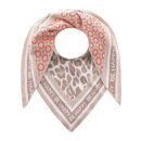 ZWILLINGSHERZ Dreieckstuch HAPPY LEO mit Baumwolle - Beige