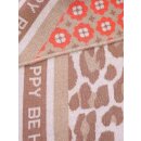 ZWILLINGSHERZ Dreieckstuch HAPPY LEO mit Baumwolle - Beige