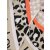 ZWILLINGSHERZ Dreieckstuch LOVE IS LOVE  mit Baumwolle - Beige-Orange
